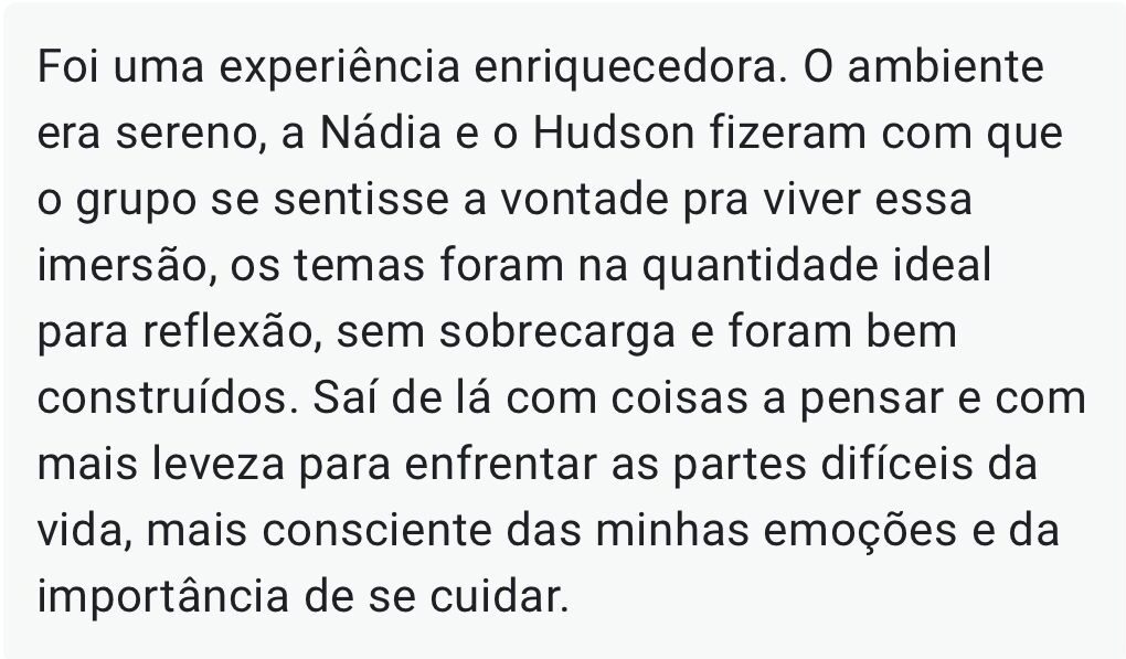 Depoimento Design de Conexão