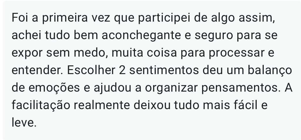 Depoimento Design de Conexão