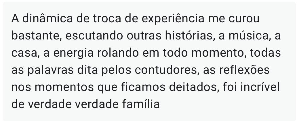 Depoimento Design de Conexão